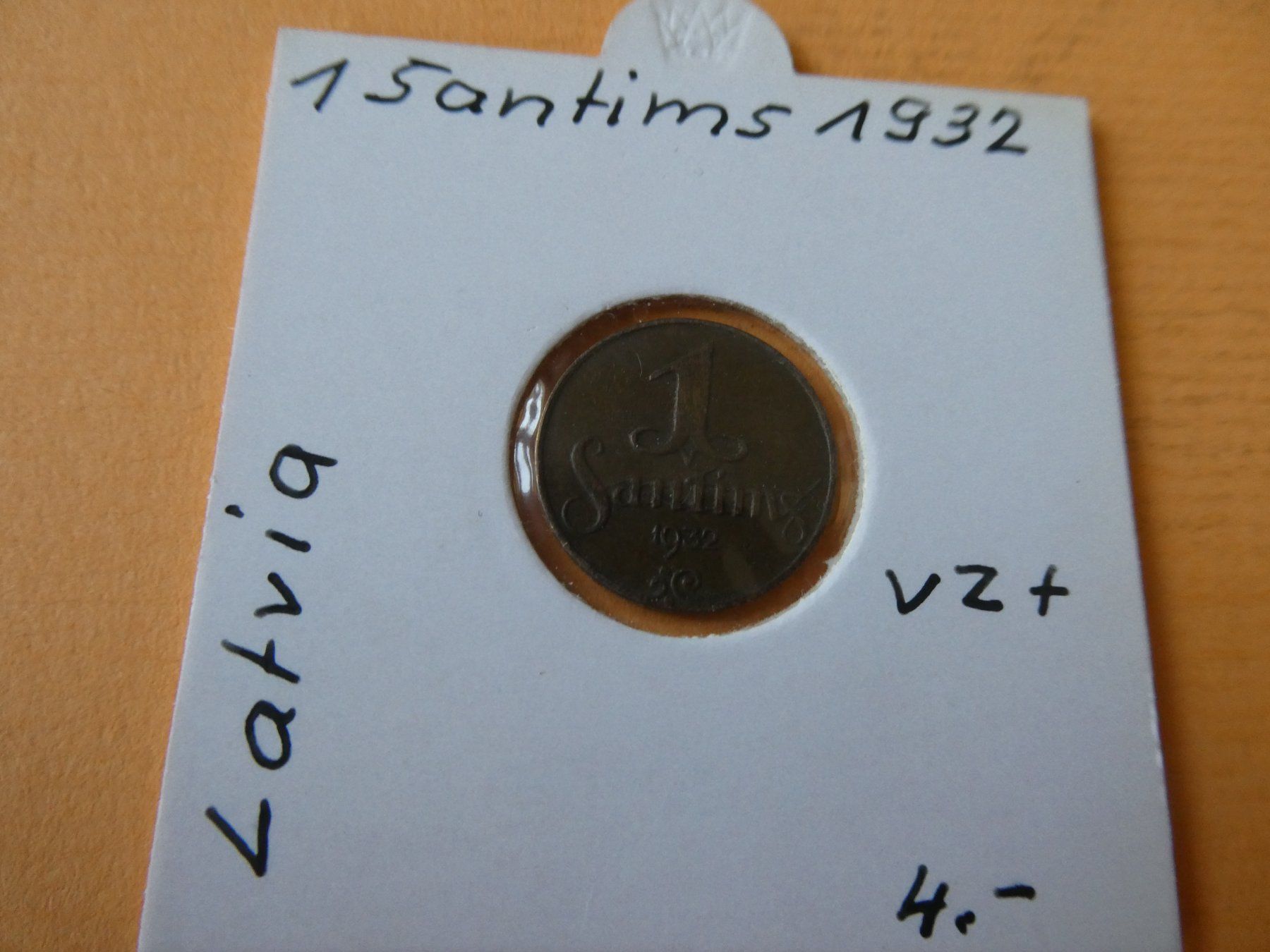 Tutti le monete: Lettland 1932, 1 Santims – Usato da Hinterforst venduto da Rohusri