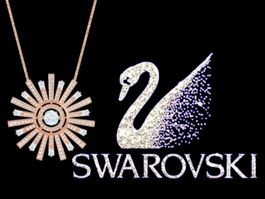 SWAROVSKI HALSKETTE KETTE SUNSHINE ROSEGOLD VERGOLDET