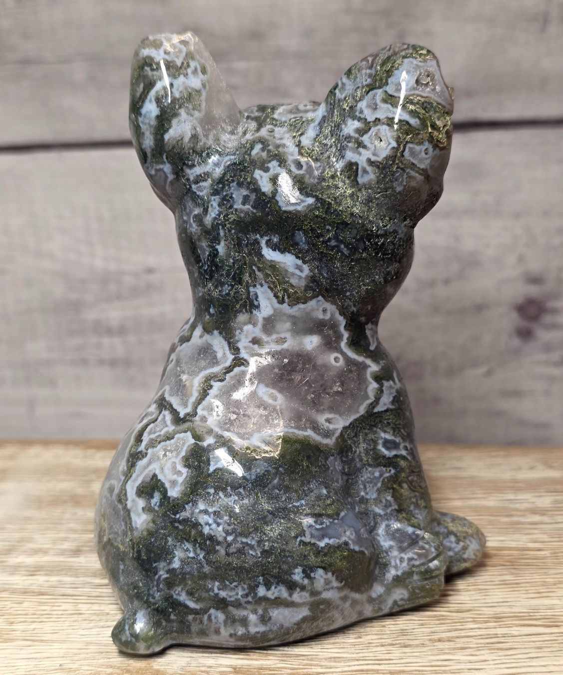 Minerali & Pietre curative: Moosachat Bulldogge 820g – Nuovo e nell'imballaggio originale da Matzingen venduto da Shay_Crystalz 2