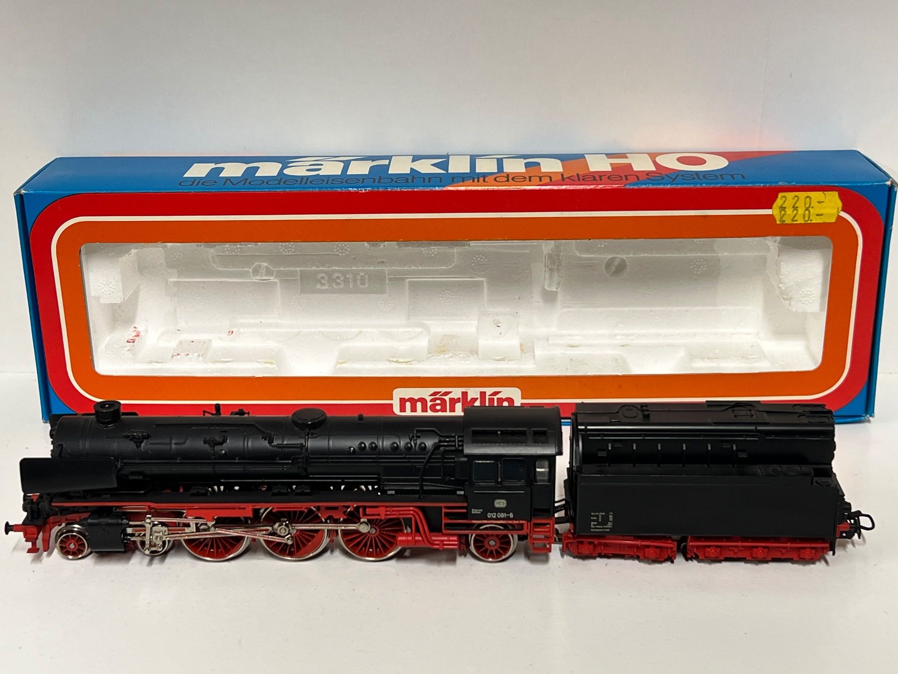 Märklin Modellini di ferrovie: Märklin 3310 DB BR 012 081-6 Dampflok – Usato da Geroldswil venduto da TopTrain54