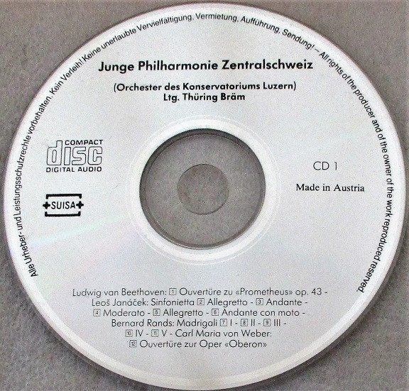 CDs: box 2CD's - Thüring Bräm, Junge Philharmonie Zentralschweix – Gebraucht aus Unterbäch von niquz 2