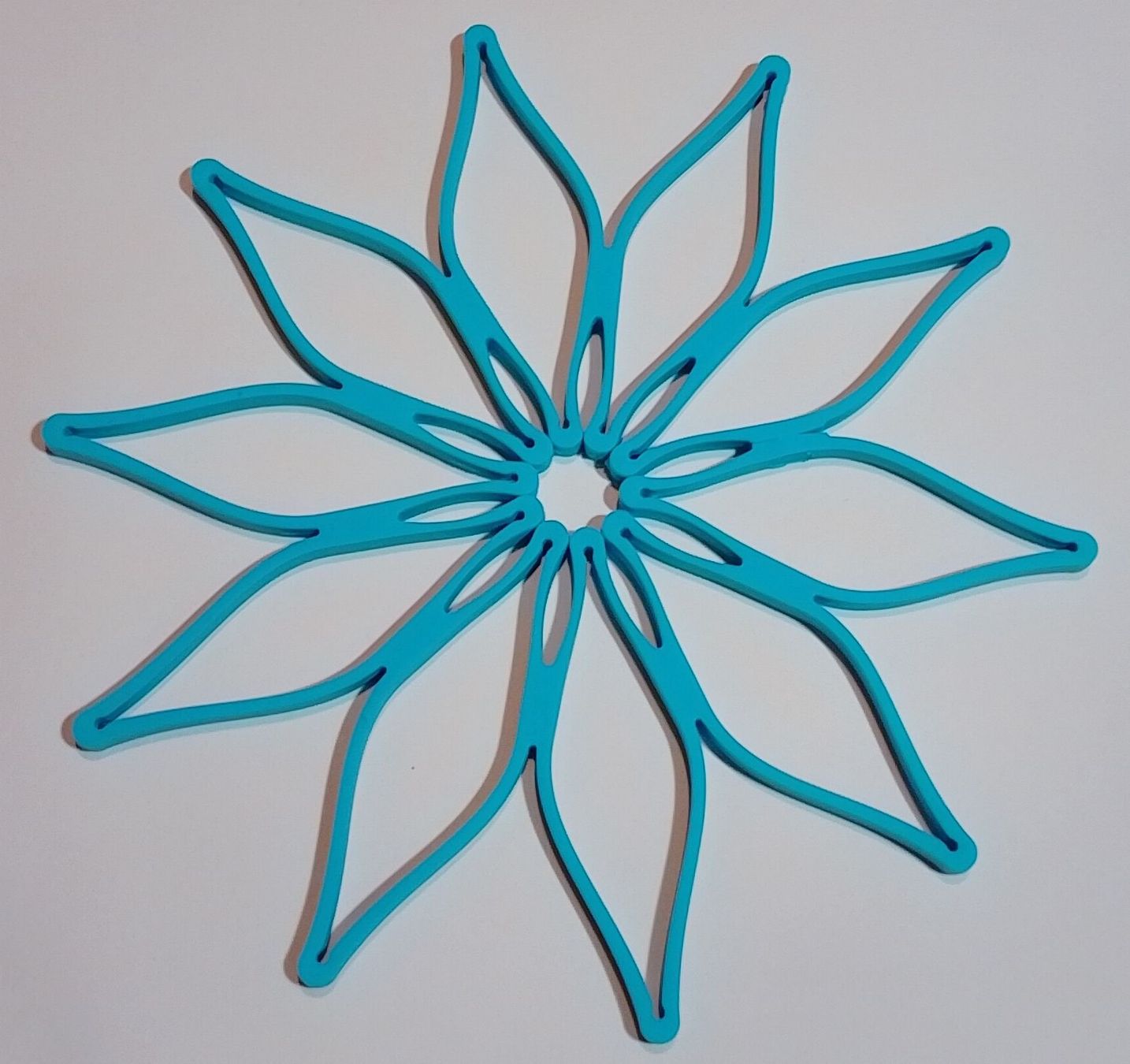 Set di piatti: 4 dessous de plat en silicone - Kochblume – Usato da Lausanne venduto da benjaminternet 3