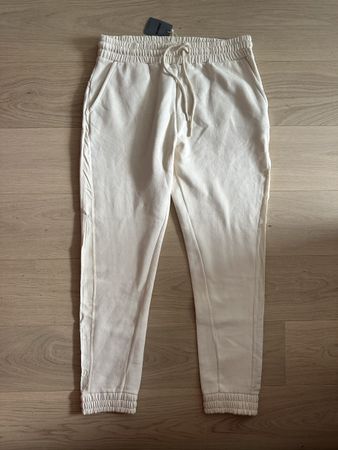 Joli pantalon jogging training beige / blanc cassé NEUF XL