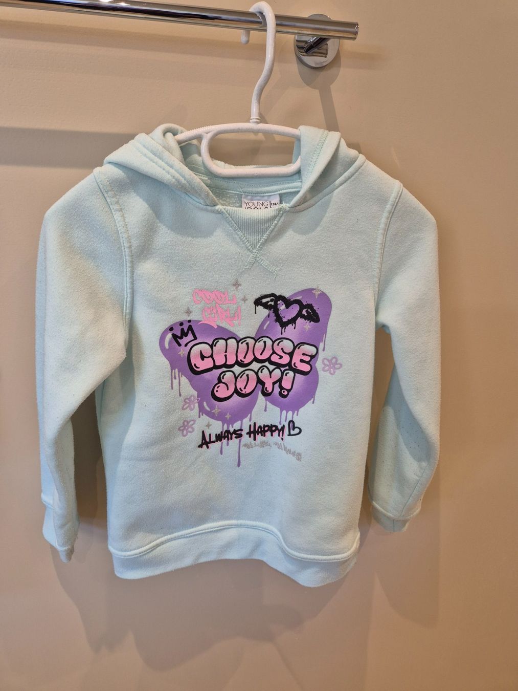 Pulls et sweat-shirts: Kapuzenpulli mintgrün, Gr. 134/140 – D'occasion à Dietikon par grafad