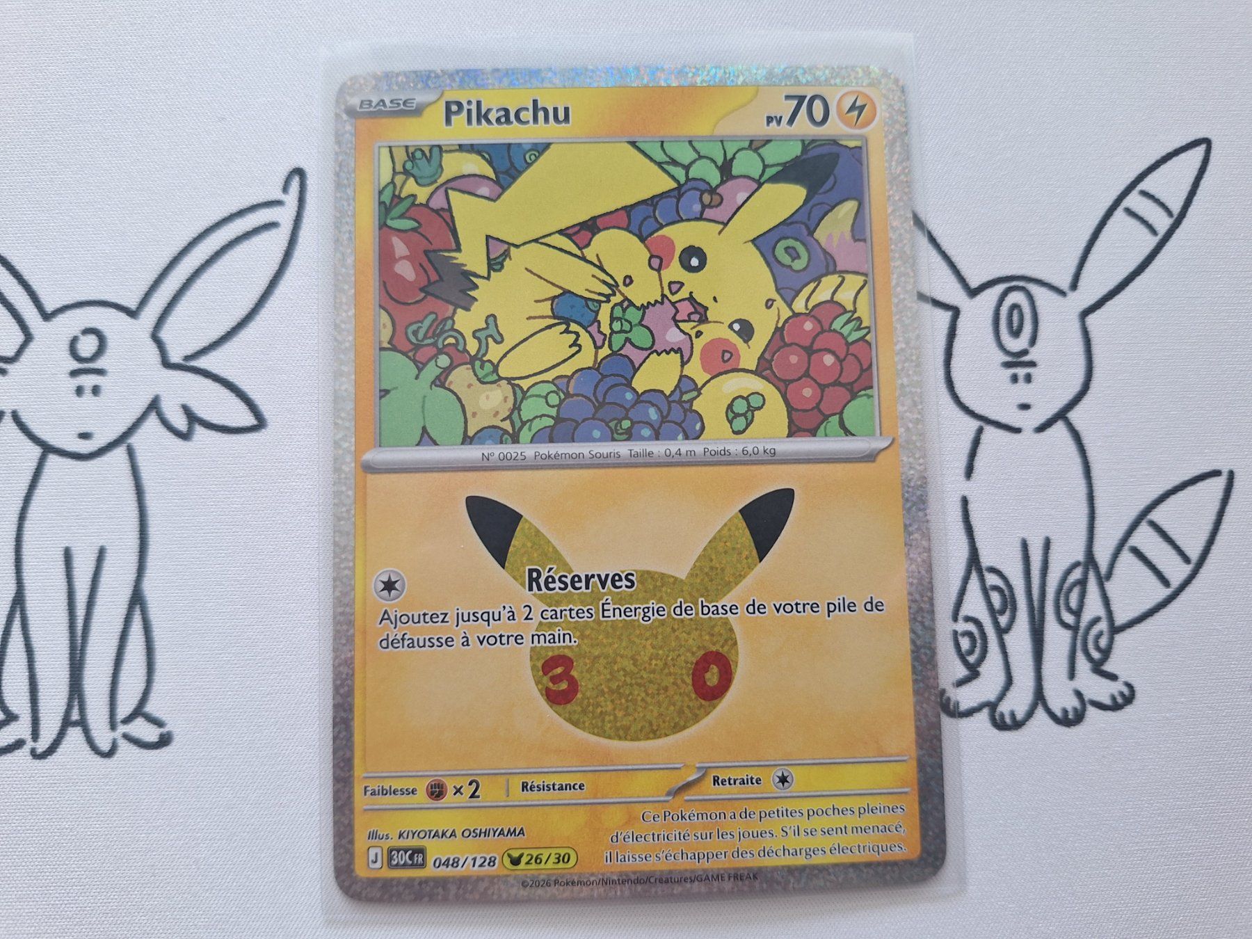 Pokémon Carte collezionabili: 4x Pikachu 30th Anniversay Collection FR – Usato da Spreitenbach venduto da misi.m 3
