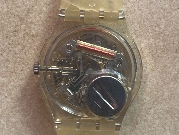 Swatch Uhren: Montre SWATCH Scribble vintage Swiss made non testée – Gebraucht aus Vernayaz von Darkfrost 3
