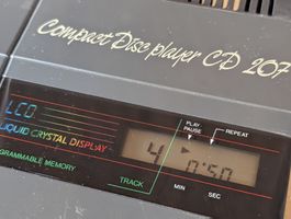 Philips CD-Player CD 207 aus 1987: einwandfrei.