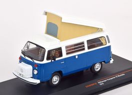 VW T2b Camper Westfalia 1972-1979 blau / weiss  1:43 von IXO