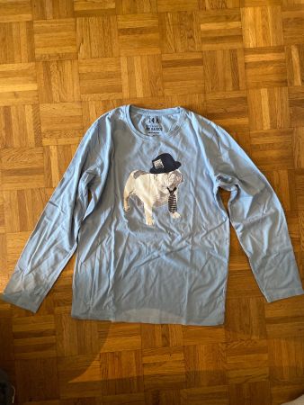 T-shirt manches longues garçon, taille 14 ans, coton