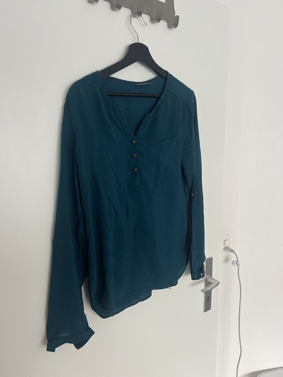 Camicette: Dunkelblaue Bluse / Gr. M / elegant – Usato da Wattwil venduto da Sihana-Spirit