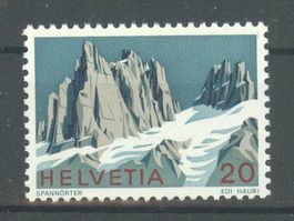 1972, Nr.516, Sondermarke Schweizer Alpen **