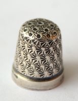 Antiker Fingerhut Sterling Silber 925 England