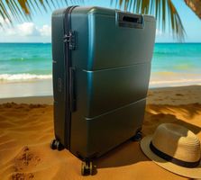 PC TSA Koffer Reisekoffer Gr. XL gateBAG 77cm Grün NEU