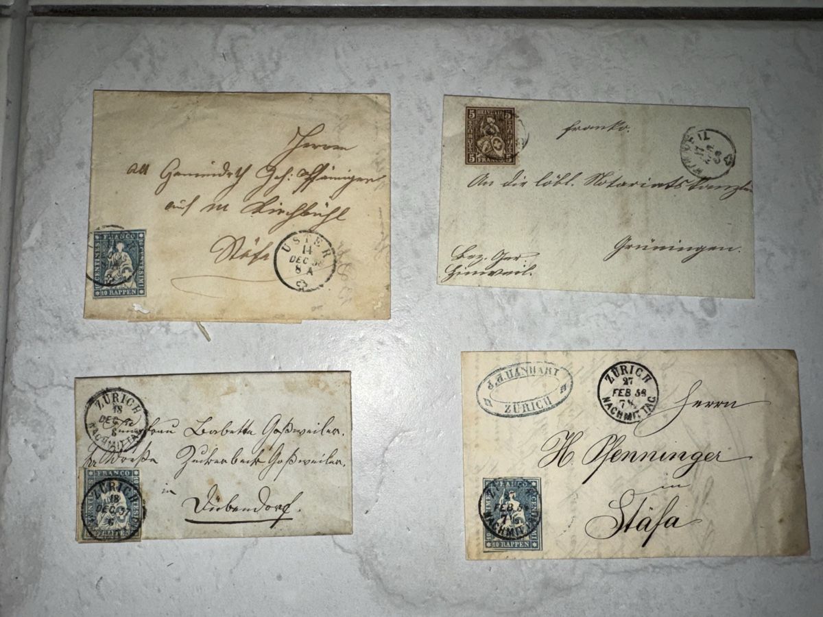Tutti i francobolli: Sammlung historischer Schweizer Briefe – Usato da Gossau ZH venduto da Shaolin 3