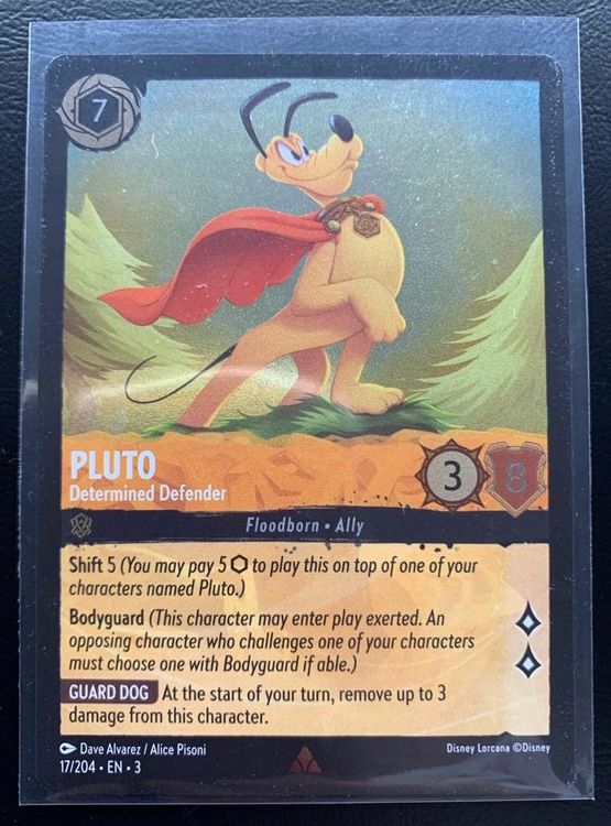 Lorcana Disney - PLUTO 17/204 FOIL EN 3 - Rare (Gebraucht) in für CHF 2 ...