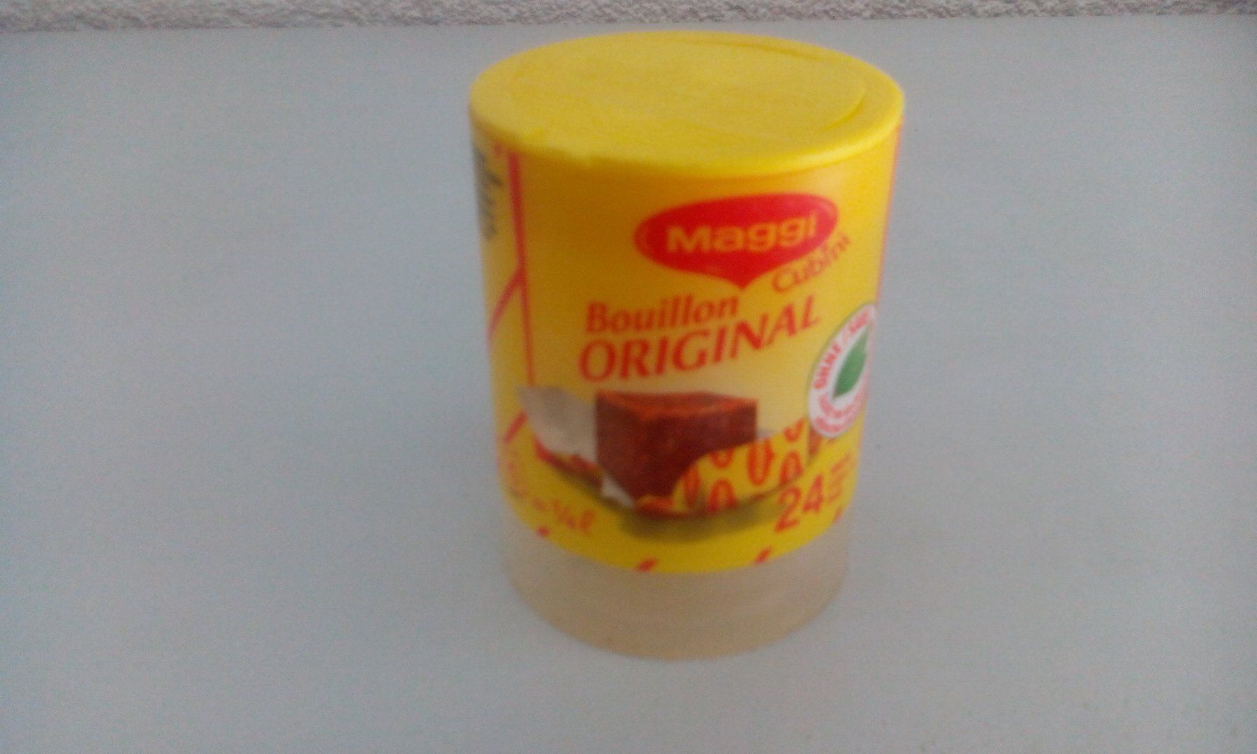 Contenitori & Simili: KUNSTSTOFF-DOSE "MAGGI BOUILLON ORIGINAL" IN ORIGINAL-FARBEN – Usato da Wattwil venduto da Pinguin041 1