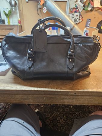 RADA Reisetasche Leder schwarz Guter Zustand