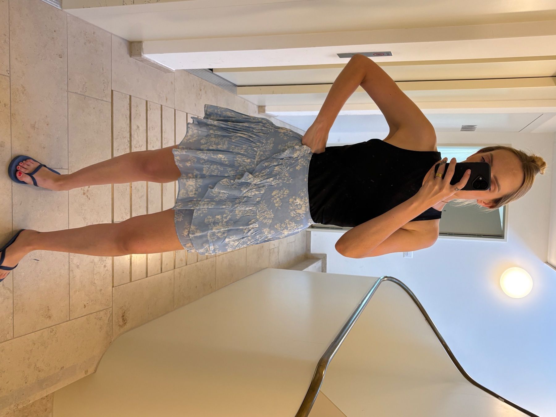Gonne: Jupe Second Female à fleurs bleues taille XS – Usato da Zürich venduto da mcotti01 5