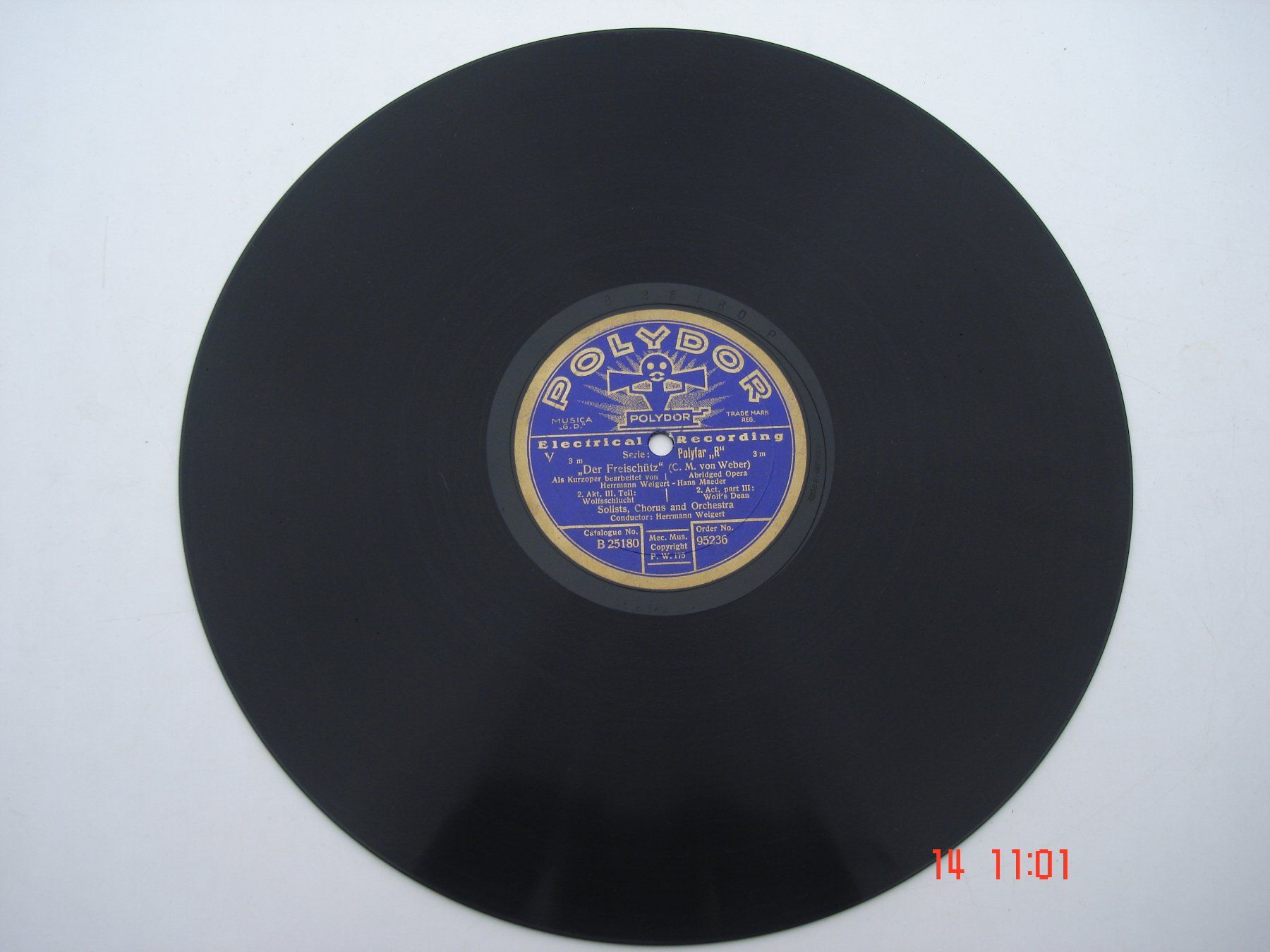 Dischi in vinile: Schellackplattenalbum Weber. Der Freischütz. Als Kurz-Oper. – Usato da Aeschi SO venduto da abi1951 6