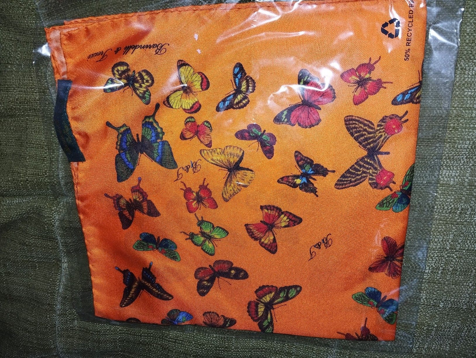 Foulard & Sciarpe: Silk barindelli Bellagio seide Tuch Quadratisch – Nuovo e nell'imballaggio originale da Zürich venduto da Leders 3