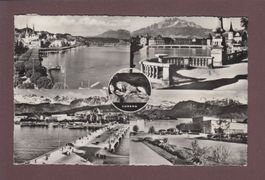 LUZERN - Löwe und 4 Bilder // Rück sehen //