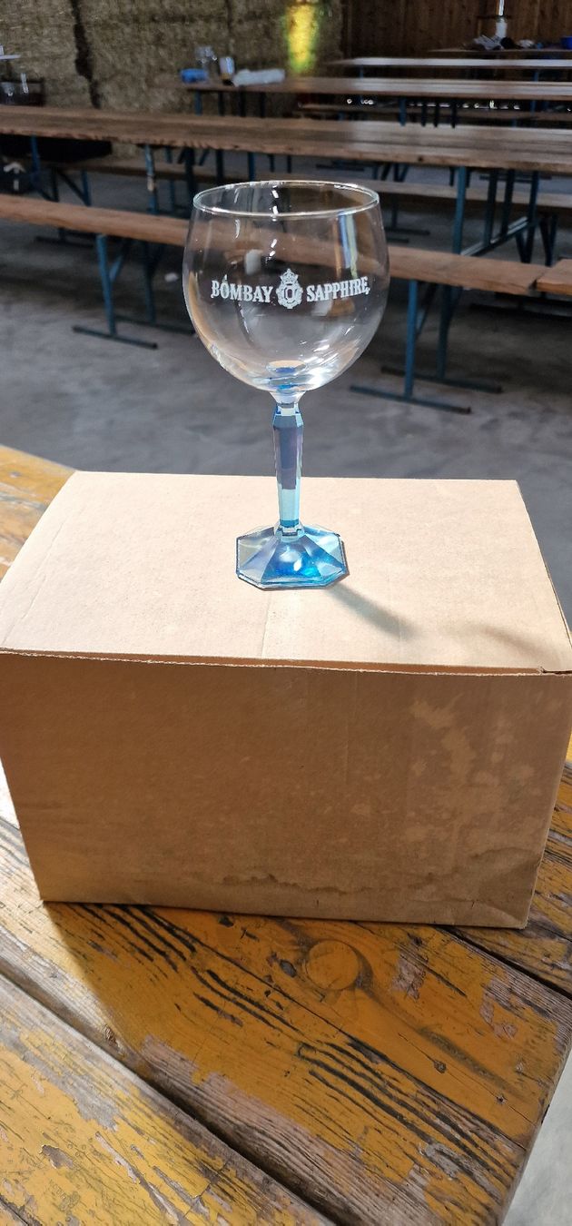 Bicchieri: 6 Bombay Sapphire Gin-Gläser – Usato da Roggliswil venduto da Bluro90