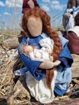 Maria mit Jesuskind - Krippenfigur