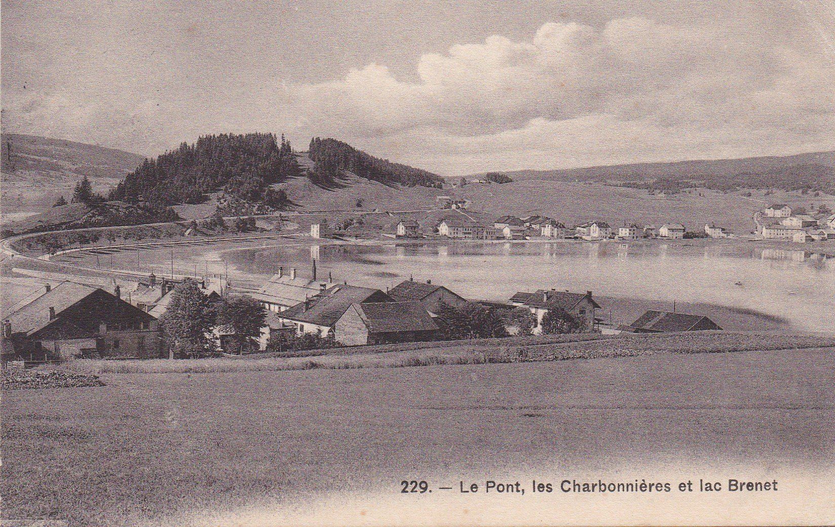 Cartoline postali: AK - Le Pont - gel. 5.8.1918 – Usato da Fribourg venduto da schnalla92