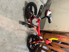 Kindervelo Dino Bikes Pro Cross rot 14 Zoll gebraucht