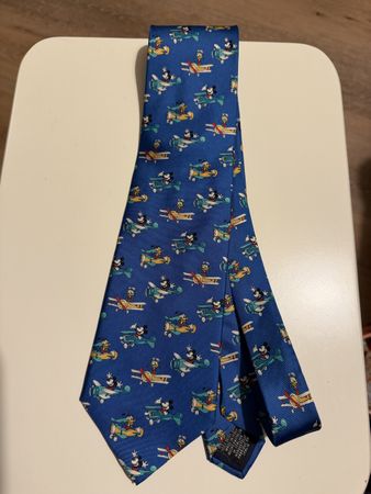 Seidenkrawatte mit Disney Motiv
