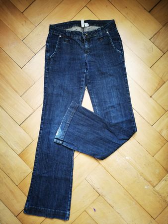 Jeans patte d'éléphant bleu Mango taille 36