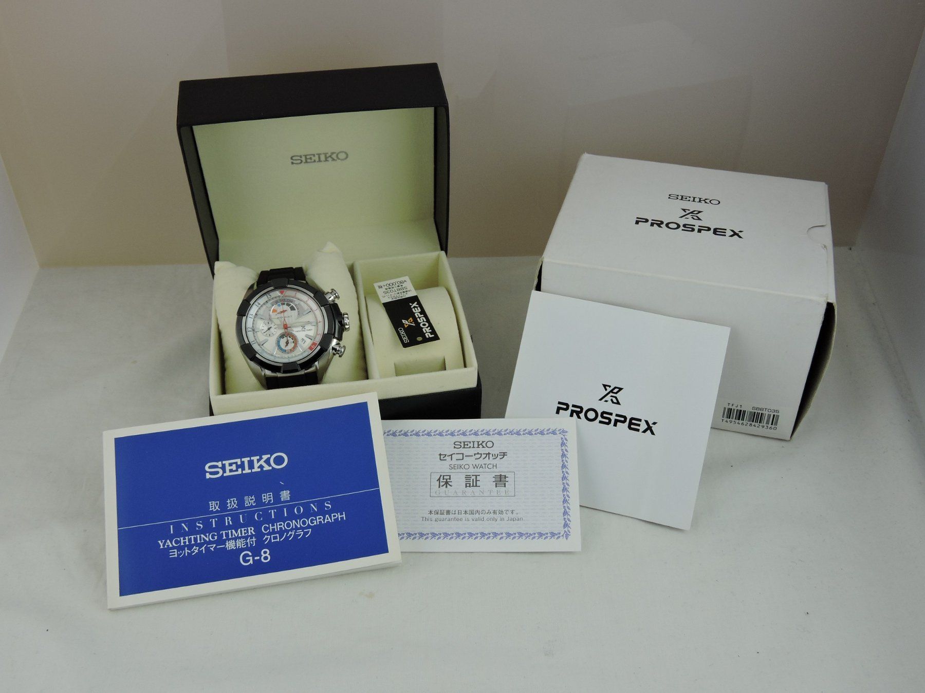 Seiko Orologi: SEIKO Prospex Yachting Timer SBBT035 - 47mm B&P – Usato da Bern venduto da Vintage-Oyster 8