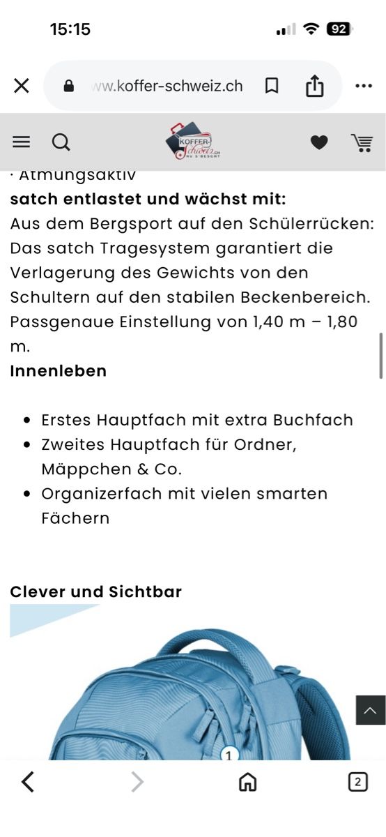 Satch Rucksäcke: Schulsack Satch – Gebraucht aus Chur von Paemel 6