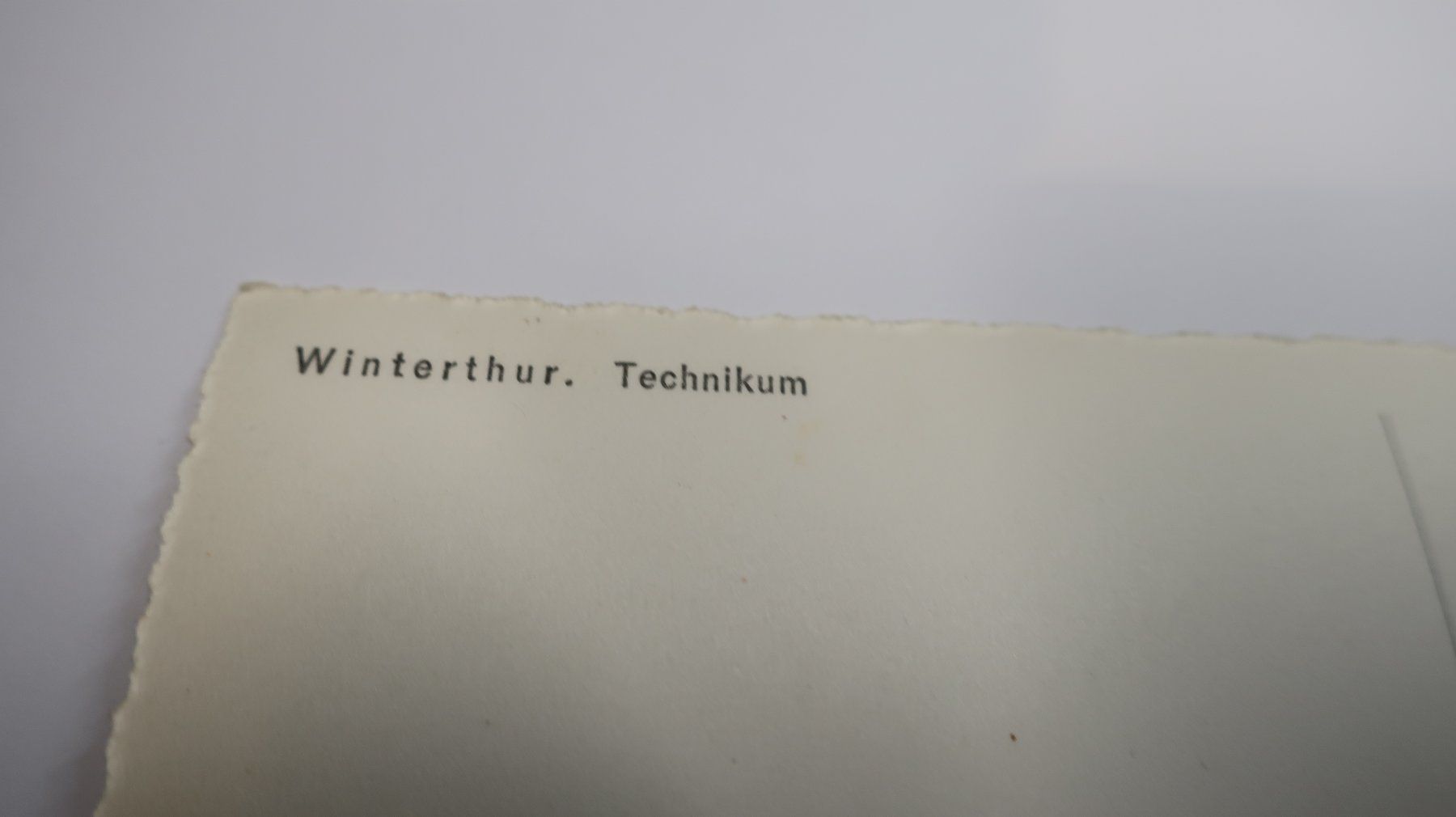 Cartoline postali: Winterthur Technikum – Usato da Cormoret venduto da Pascalll2001 3