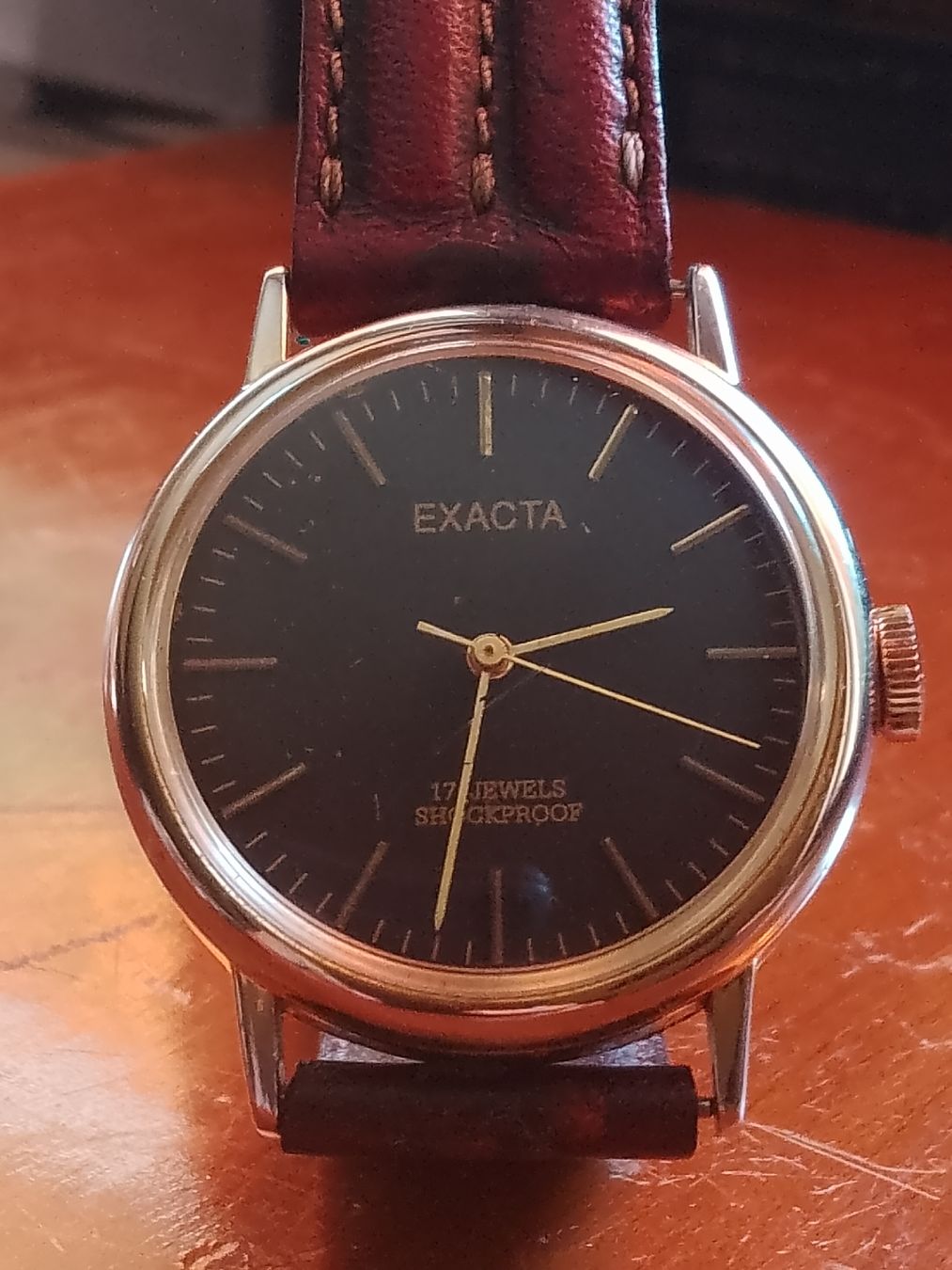 Uhren: Exacta Handsufzug 34mm läuft super  – Gebraucht aus Agno von sam2608