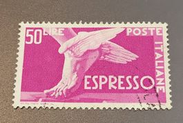 Italien alte briefmarke, Demokratie