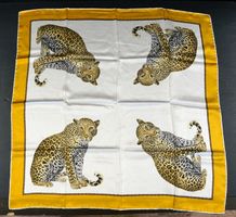 Vintage Seidentuch Como – Creazione Serica Lariana Leopard