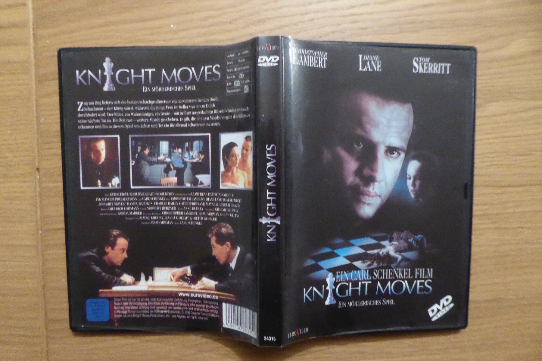 Tutti i DVDs: DVD Knight Moves Christopher Lambert – Usato da Allschwil venduto da Summelsarium