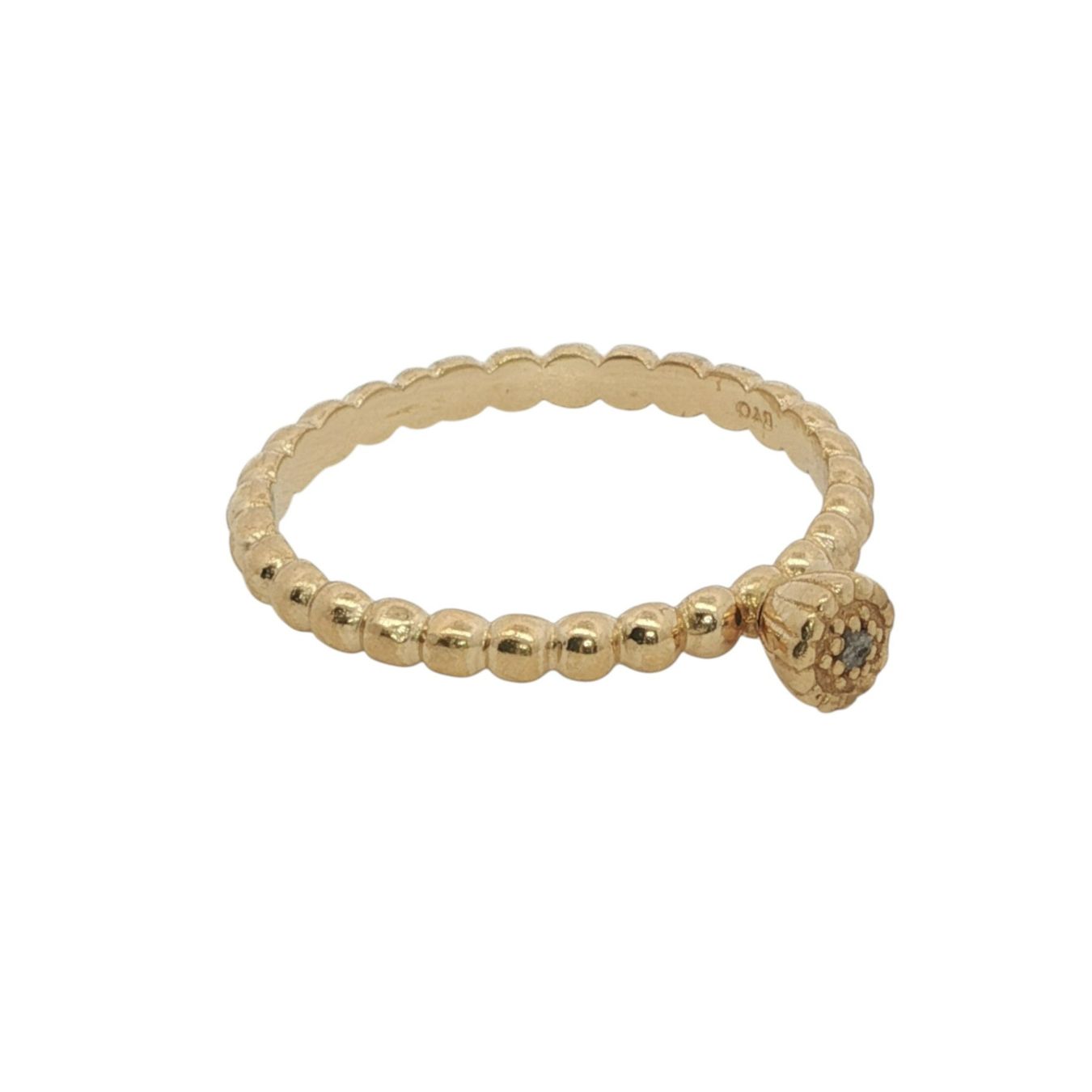 Olga Ribler Bagues: Feiner Silber Ring 925 mit Diamant Grösse 58 – Neuf (Voir description) à Luzern par Schmuckoutlet 1