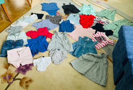 Lot vêtements  BABY GAP été fille, t. 12/18 mois, 30 pièces!