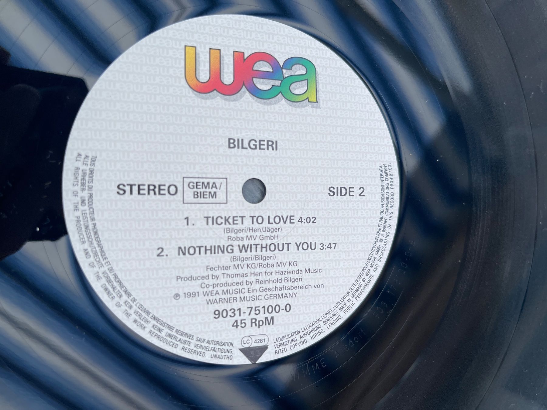 Dischi in vinile: A431/Bilgeri Keep Your Love Alive – Usato da Frutigen venduto da Philippe_jsp 2
