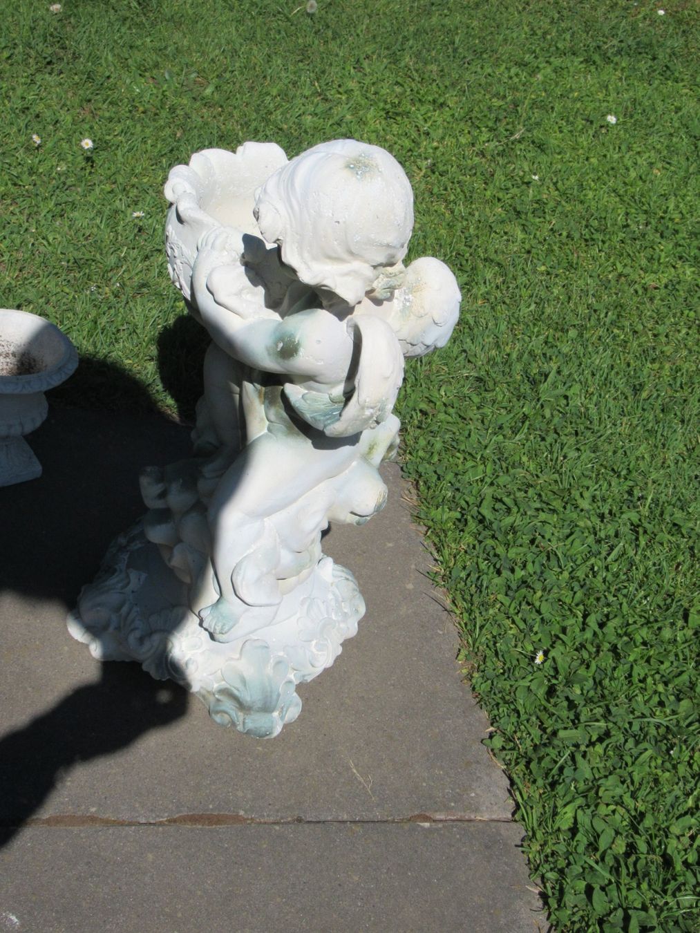 Vasi per fiori: Engel Blumentopf Cherub mit Pfeil und Bogen und 2 Töpfe – Usato da Trimbach venduto da donlyn 6