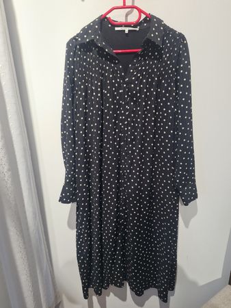 Second Female Kleid, Gr. M, Schwarz/Weiss gepunktet