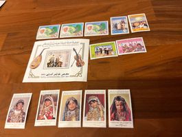 Sammlung Briefmarken Libyen