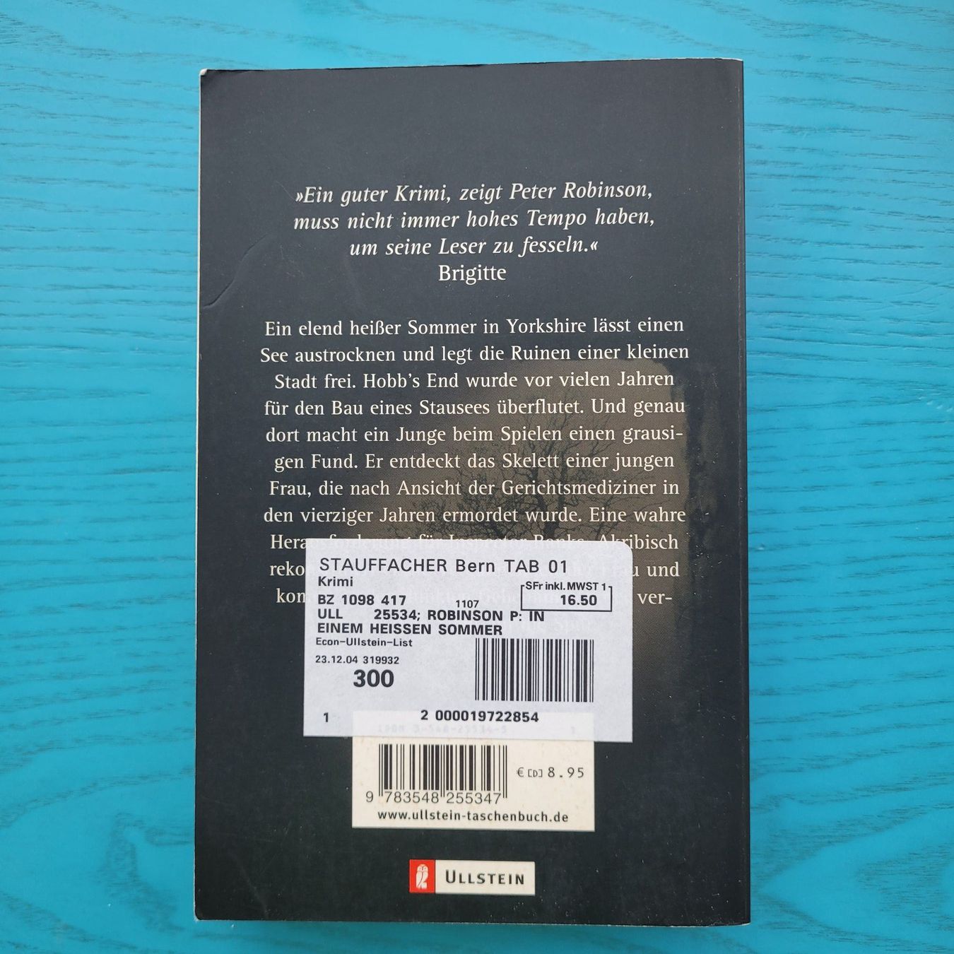 Libri: Peter Robinson - In einem heissen Sommer – Usato da SCHÜBELBACH venduto da CoKaHa 1