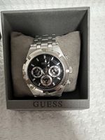 Guess Herrenuhr Chronograph, Top Zustand, Silber