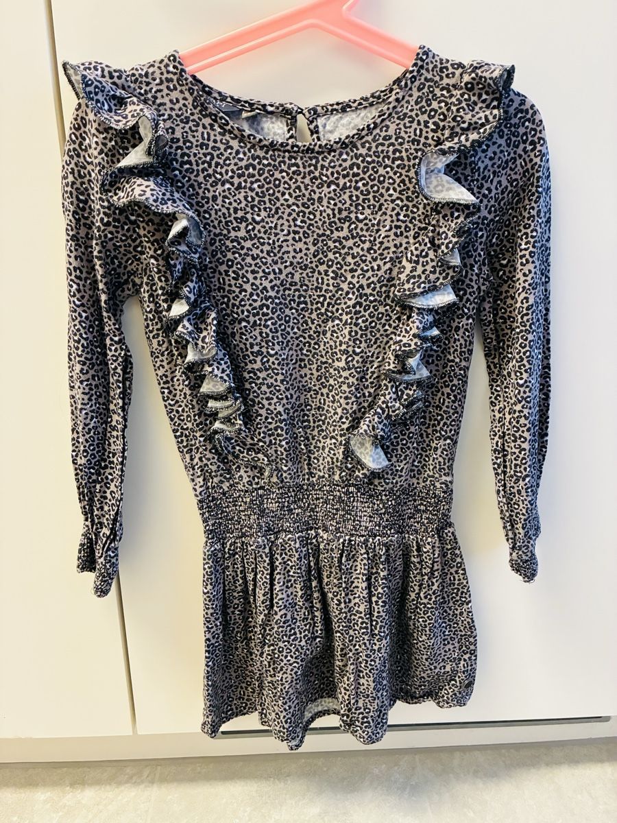 Vestiti & Gonne: QUAPI Mädchen Kleid, Gr. 110/116, Leopard, Herbst Look – Usato da Wettingen venduto da hak_52m8