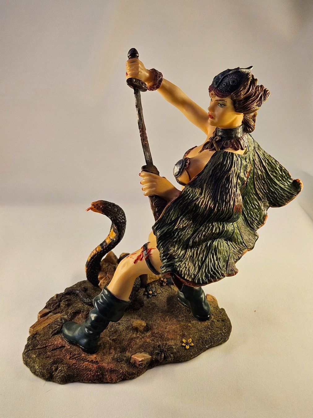 Figurines: Fantasy Figur "Kriegerin mit Kobra" – D'occasion à Illnau par Beriev 3