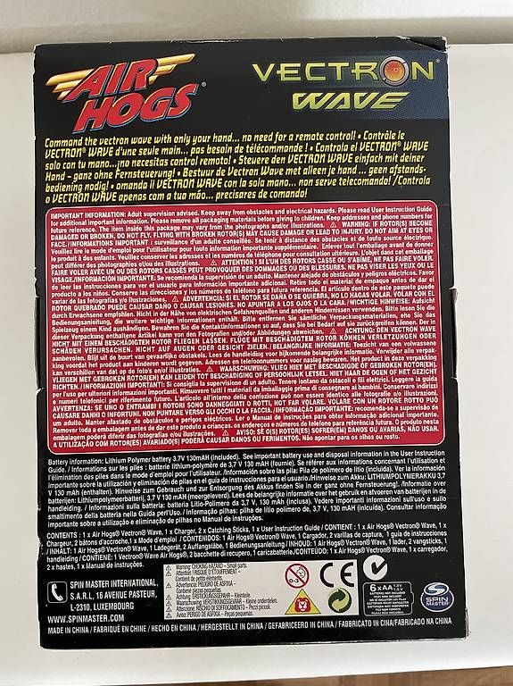 Giocattoli: Air Hogs Vectron Wave indoor  Spielzeug Fluggerät – Nuovo e nell'imballaggio originale da Langendorf venduto da Leso 3