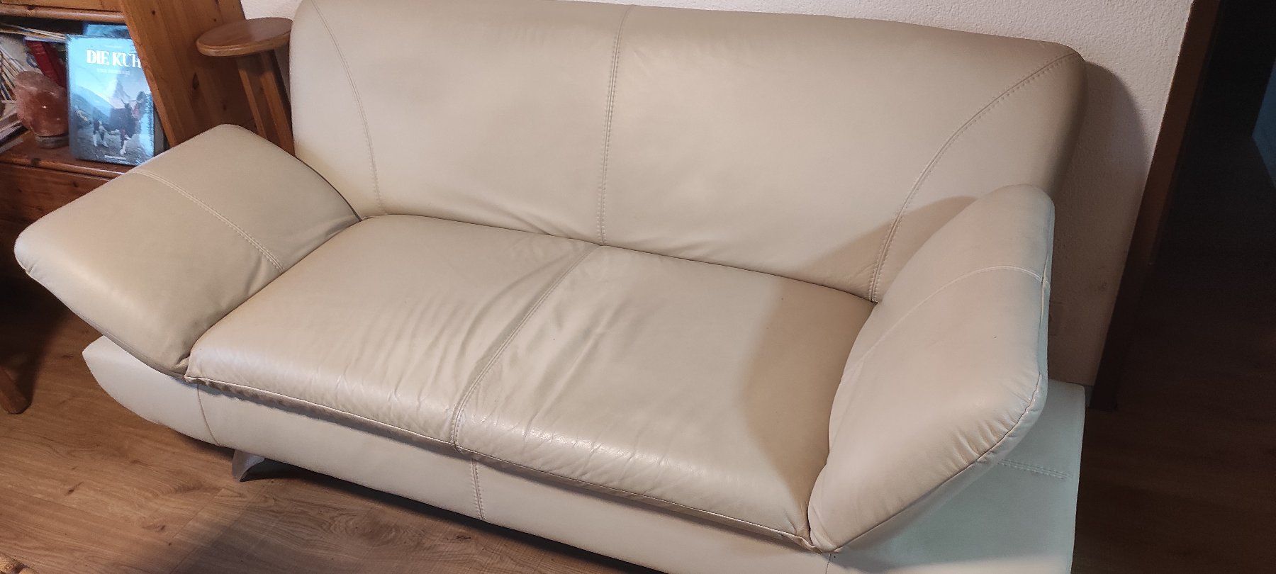 Divani: Echtleder Sofa mit verstellbaren Lehnen – Usato da Horw venduto da Optimfish 1
